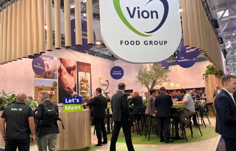 Op de Anuga-stand van Vion Food Group was ruimte voor 'Let's Meet'.