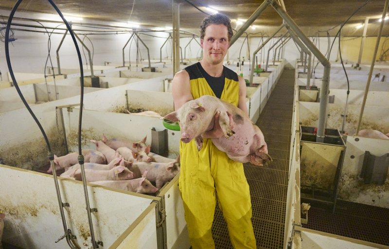 Joost van der Pas is varkenshouder in het Brabantse Heeswijk-Dinther.